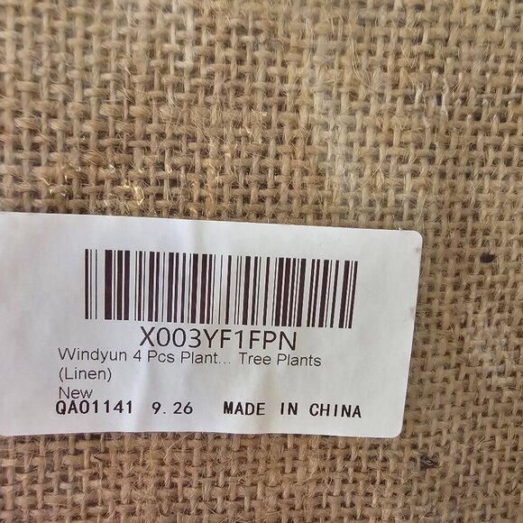 NWT Windyun 4 Pcs Linen Heavy Duty Frost Plant Freeze Protection Covers - Picture 6 of 6